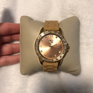 NEW! Gold and tan watch with box!